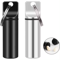 Caja de pastillas para acampar al aire libre de acero inoxidable de fábrica, soporte para botella de viaje, contenedor, piezas de repuesto para enrutador cnc