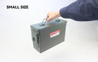 Boîte de rangement de munitions étanche en métal professionnel M1A1 M2A2 30 CAL 50 CAL Munitions Case