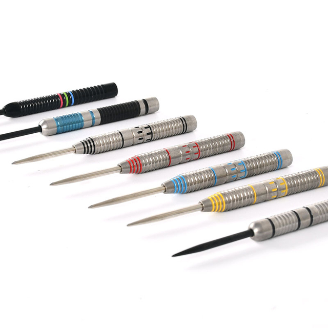 Professional Tungsten Steel Tip Dart Set , 26G 90% Tungsten Barrels, Dart Stem and Dart Flight Included, TD-0108