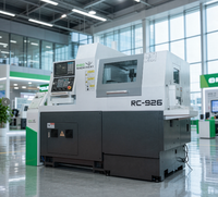 Tour CNC de type suisse à 6 axes et double broche FANUC, haute vitesse 10000 tr/min, RC386, traitement automatique