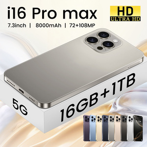 2025 Gốc Chất Lượng Cao I16Pro Max 16GB + 1Tb <span class=keywords><strong>Android</strong></span> 13 4G Điện Thoại Thông Minh 108MP Phía Sau Máy Ảnh 144Hz 65W Tiếng Anh Tây Ban Nha Đức - Product Image 6