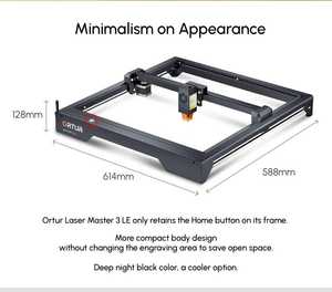 <span class=keywords><strong>ORTUR</strong></span> OLM3-LE Máquina de Grabado Láser de Alta Velocidad para Posavasos, Máquina de Grabado y Corte Portátil de 400*400 mm, Máquina Láser de 10w - Product Image 5