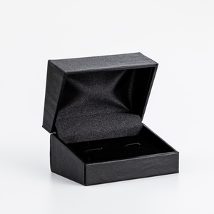 Luxury Men's Cufflink <b>Box</b> Premium Velvet-Lined Rectangle Jewelry Case for Business <b>Gifts</b> and <b>Earrings</b> Studs - Product Image 5