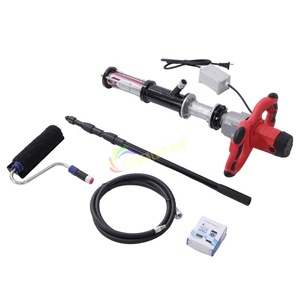 Potente pulverizador de textura sin aire de 2 mm para bricolaje, máquina pulverizadora de masilla, yeso, pintura y mortero con rodillo - Product Image 4