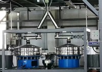 Tamis rotatif en acier inoxydable, tamis à farine électrique / tamis vibrant, machine à tamiser l'amidon de maïs, machine à tamiser les poudres, machine à tamiser la farine