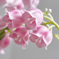Bouquet de mariage minimaliste coréen en lys de vallée artificiels pour la décoration de la maison, du salon, de la table de fête