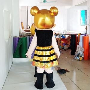 Disfraz de Mascota de niña rubia de <span class=keywords><strong>dibujos</strong></span> <span class=keywords><strong>animados</strong></span> lindo personalizado personaje adulto actividad fiesta juego mascota disfraz a la venta - Product Image 3