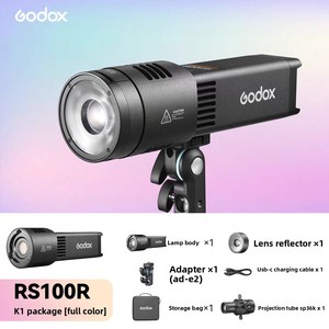 Luz de <span class=keywords><strong>Cine</strong></span> Godox RS100bi RS100r, Luz de Relleno a Todo Color de 100W, Portátil para Fotografía y Grabación, Hecho en China - Product Image 4