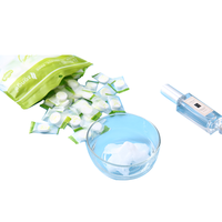 Zonge 100 Pièces Masques Compresses Jetables Visage Large en Pastille de Bonbon : Absorbent l'Eau et Pénètrent la Peau – Matériel de Masque Facial