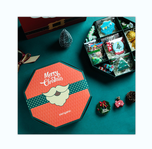 Wholesale Custom Printed Gift Box With Octagonal Lid And Bottom Box And Tote Bag Paper Gift Box Set