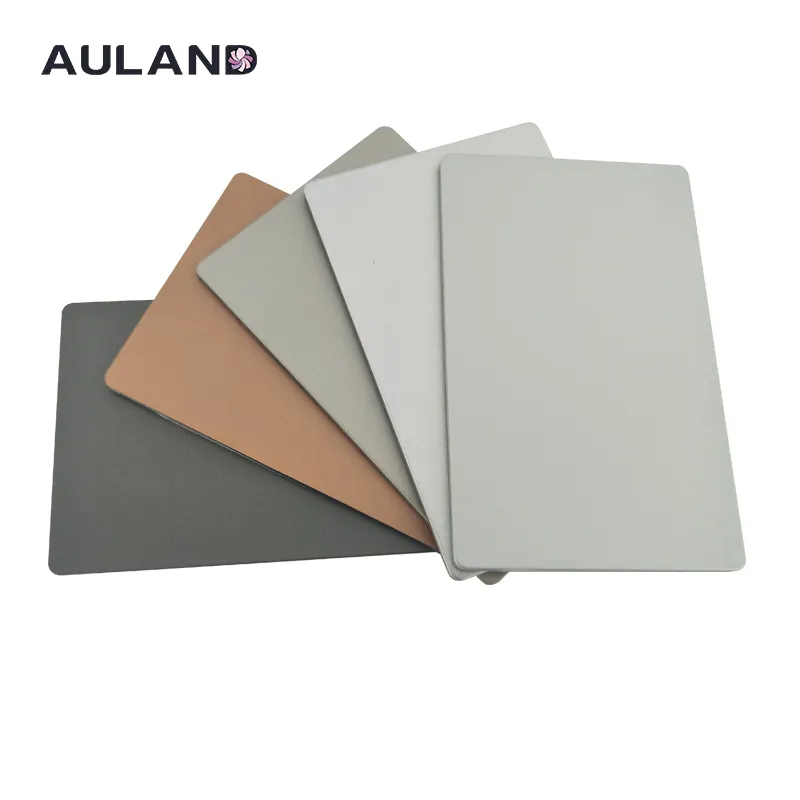 2024 desain baru perubahan warna dengan panel komposit aluminium film dekoratif temperture