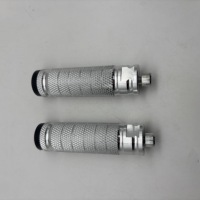 Pijakan Kaki Universal Aluminium untuk Kursi Belakang Sepeda Motor, Pijakan Kaki CNC untuk Suku Cadang Sepeda Motor
