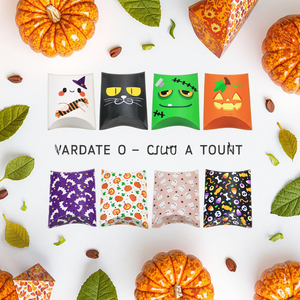 Đa Thiết Kế Hỗn Hợp Halloween Đảng Favour Gói Quà Tặng Hộp Giấy Halloween Gối Hình Dạng Nhỏ Kẹo Điều Trị Hộp Giấy - Product Image 5
