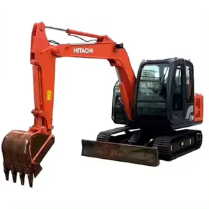 Hitachi ZX60 Used Excavators Small Digger Japan Made ZX60 6ton Used Hitachi Crawler Excavator For Sale