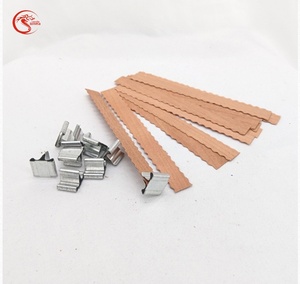 Di alta qualità a doppio strato di legno a Base di stoppino cera di soia eco-friendly senza fumo candela fabbrica accessori per fragranze - Product Image 6