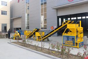 CH2-10 nhỏ tự động thủy lực khối đất sét rỗng Máy làm gạch Đất máy xi măng khối Philippines - Product Image 6