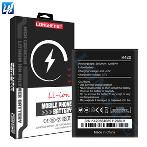 <span class=keywords><strong>Batterie</strong></span> rechargeable Li-ion originale K420 3500mAh 3.7V pour téléphone <span class=keywords><strong>Wiko</strong></span> K420 - Vente flash - Product Image 1
