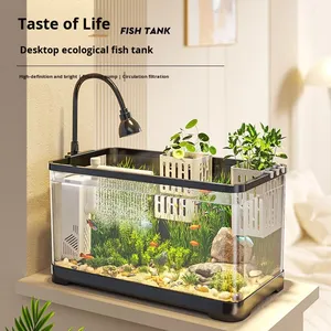 <span class=keywords><strong>Acquario</strong></span> <span class=keywords><strong>in</strong></span> Plastica con Layout Funzionale Completo e Facile Manutenzione, Selezione Professionale per Vetrina da Soggiorno - Product Image 3