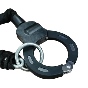 Serrure de vélo de câble en acier de conception de <span class=keywords><strong>menottes</strong></span> portatives avec des caractéristiques <span class=keywords><strong>antivol</strong></span> et de sécurité pour la sécurité de vélo électrique de scooter électrique de vélo - Product Image 4