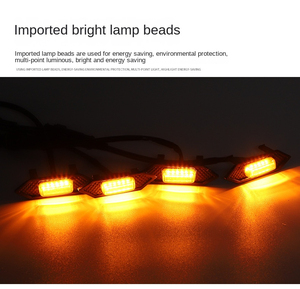 Panel de luz de rejilla media para coche Toyota <span class=keywords><strong>RAV4</strong></span> 2019 <span class=keywords><strong>2022</strong></span>, luces Raptor de parrilla delantera para conducción diaria - Product Image 2