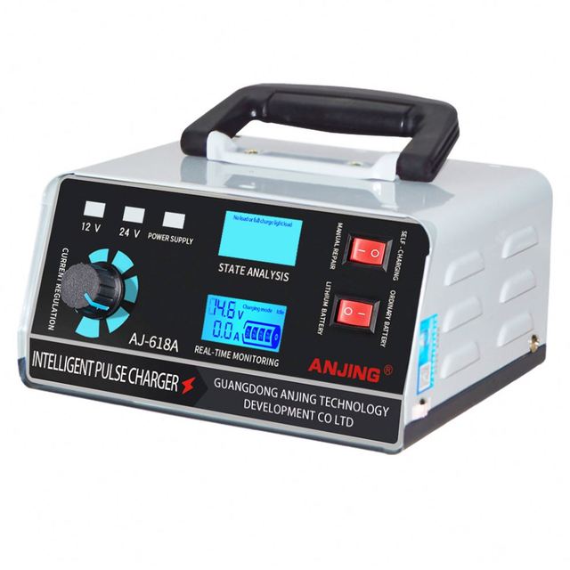12V 30A 24V 15A Adjustable Pulse Repair Lead Acid Battery Charger for 12V24V Battery