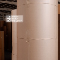 Rouleau de papier kraft blanc écologique de haute qualité en vrac à double paroi 135-350gsm pour bols de crème glacée Smoothie Milkshake
