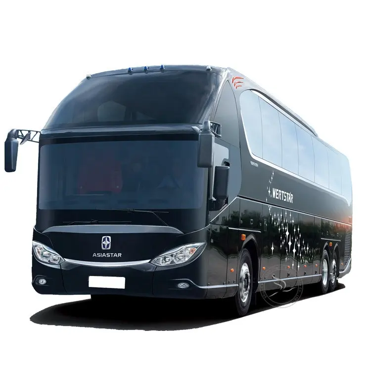 Luxury interior model 14m coach bus 24 to 65 seater bus with air conditioner