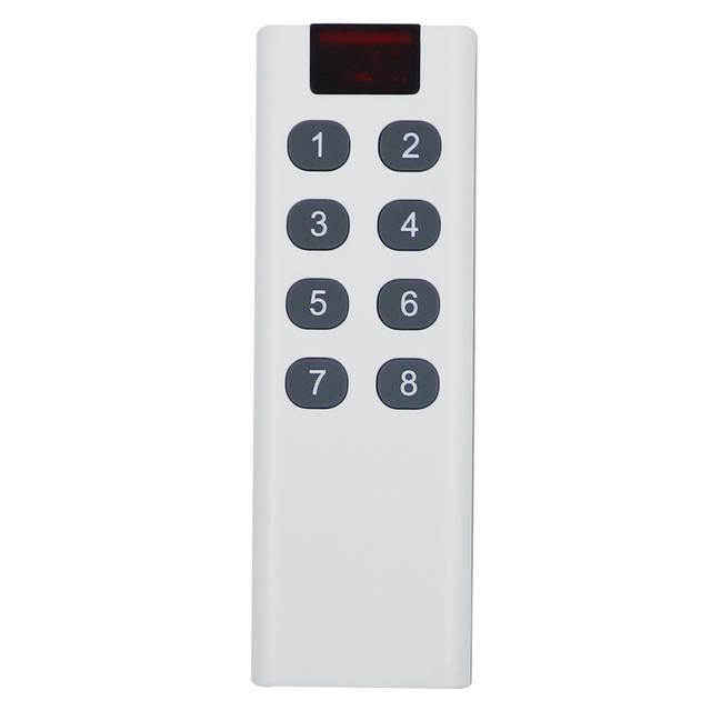 Door Remote Control 1000M Long Distance 8 Buttons Clone RF Wireless 433MHz Remote Control for Garage Door