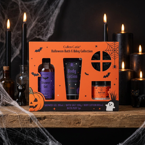 Set de Regalo Corporal Orgánico Hidratante con Temática de Halloween, Más Vendido, con Fragancia Personalizable - Product Image 1
