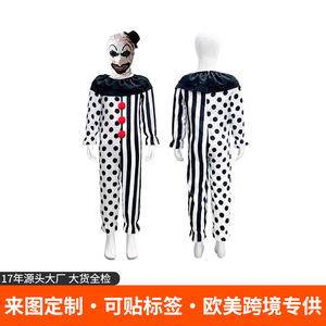 Conjunto de Disfraz de Payaso para Cosplay, Disfraz de Terror para Halloween, Traje para Actuaciones en Escenario y Juegos de Rol para Adultos - Product Image 4