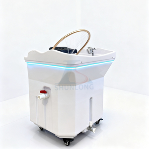 <strong>Portable</strong> <strong>Shampoo</strong> Bowl Head Spa Water Circulation <strong>Shampoo</strong> Basin with 60L Water Tank No Plumbing <strong>Shampoo</strong> <strong>Sink</strong> for Hair Stylists - Product Image 4