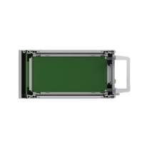 RDEKONO Polyrack Schroff Nvent Frame Type Plug-In Unit PRO Kit, blindé, perforé, avec connecteur, 6U, 167mm