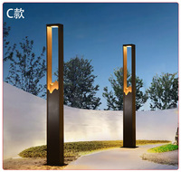 Lámpara de Jardín LED Cuadrada Personalizable de 2m 3m 4m con Clasificación IP65, Nueva Lámpara de Calle de Estilo Chino para Paisajismo Exterior con Alimentación de CA