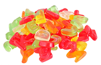 Geavanceerde automatische gelatine/pectine gummy productielijn met chocoladeverwerkings-warmtewisselaar, capaciteit 300 kg/uur, geschikt voor fabrieken.