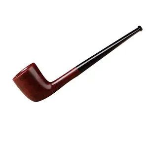 MUXIANG Canadian Shape Briar Wood Tobacco Pipe Smoking Pipes Accept Customization