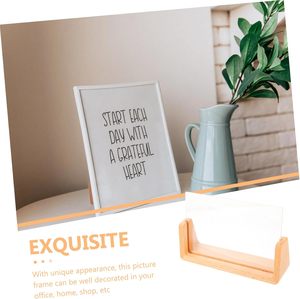 U-Shaped LED Illuminated Beech Wood Burlywood Photo <b>Frame</b> 6 Inch 7 Inch 8 Inch Elegant <b>Frame</b> - Product Image 2