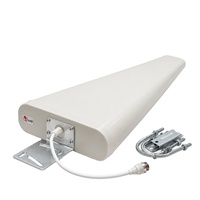 Antenne Yagi CenRF WiFi 2.4/5GHz 5/8dBi IP67 Extérieure en Aluminium à Polarisation Verticale Mâle OY-0740-V11-N1i avec Support 30/60CM