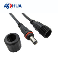 Connecteur AOHUA 5.5*2.1 5.5*2.5mm mâle femelle prise cc longueur de câble personnalisée pour lampe à bande Led à connexion pilote d'alimentation Led
