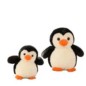 Boneka Penguin buatan lucu mainan bulu Penguin bantal tubuh besar lembut hadiah ulang tahun Hari anak-anak untuk anak perempuan