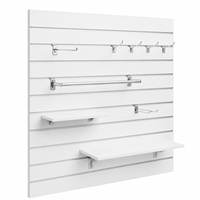 Panneau de présentation en MDF rainuré conforme CARB 4x8 pieds pour supermarché, modèle Yincheng Packaging YC-SWP-4X8-01