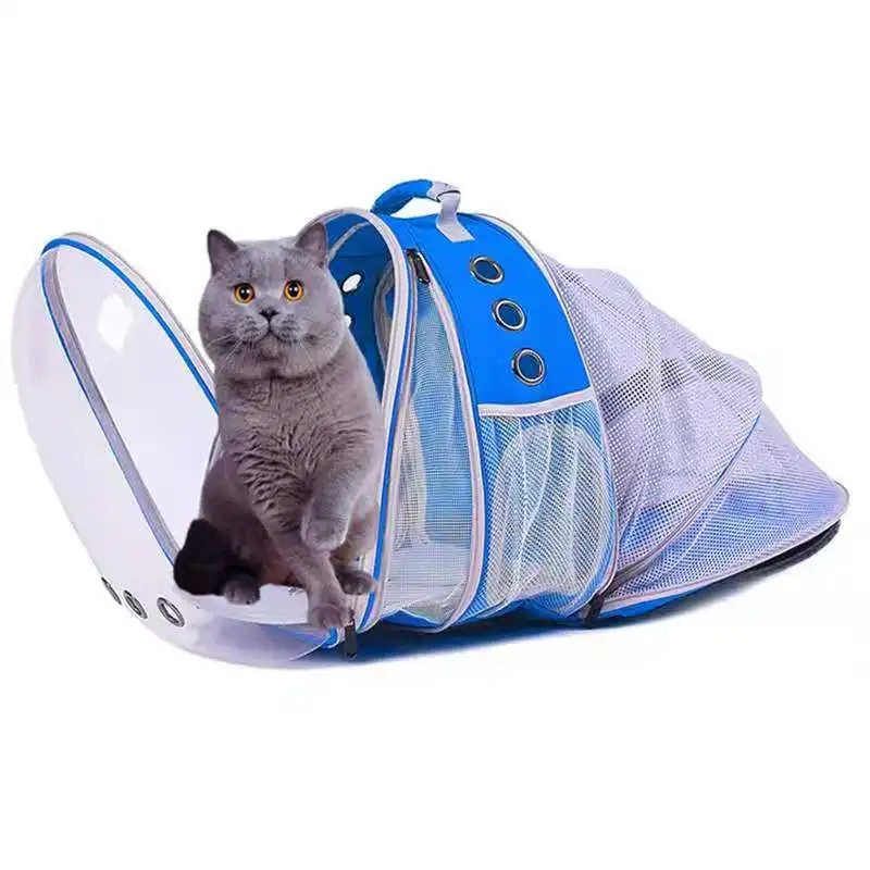 Airline Approved Custom Color Logo Foldable Portable Soft Pet Carrier Dog Cat Travel Bag