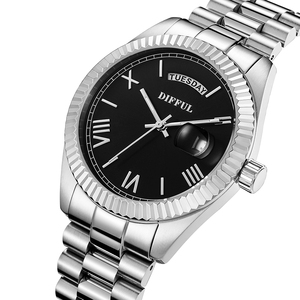 <span class=keywords><strong>Montre</strong></span> pour homme en acier inoxydable 316L, bleu glace, minimaliste, calendrier, étanche 5 ATM, quartz, Relojes Hombre - Product Image 5