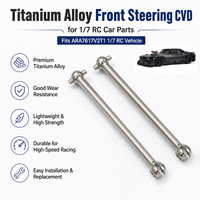 Dirección delantera o trasera de aleación de titanio CVD AR310455 para piezas de coche RC ARA7617V2 1/7