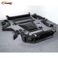 Kit de mise à niveau en fibre de carbone sèche, style R, avec pare-chocs, spoiler, diffuseur et capot pour Mercedes Classe G G63 W465 AMG G550 G500 2025 2026