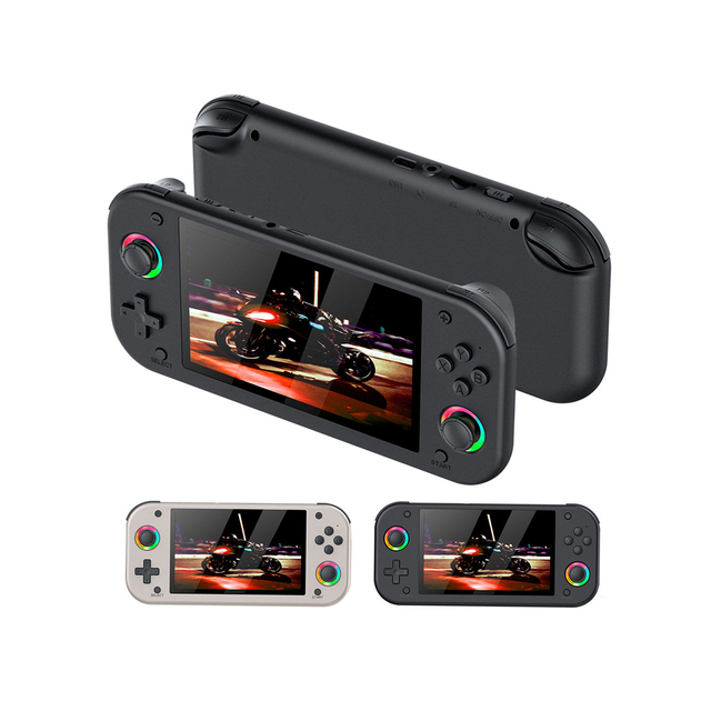 M26 Retro Handheld Video Game Console 5.1inch Screen 64G Open Source Linux System Portable Pocket Video Player 20000+ GAMES