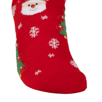 Chaussettes de Noël de haute qualité pour hommes et femmes, logo sur le revers, motif arbre, bonhomme de neige, Père Noël