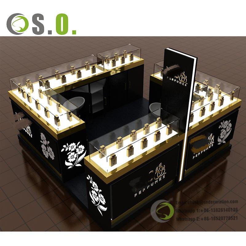 brow bar and eyebrow threading kiosk design