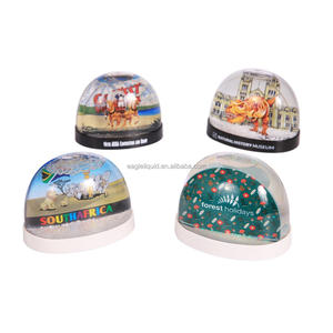 Globo de Nieve Personalizado con la <span class=keywords><strong>Torre</strong></span> Eiffel de España, Italia, y el Puente de Londres, Impresión UV Totalmente Personalizada, Recuerdo Turístico para Invitados - Product Image 1