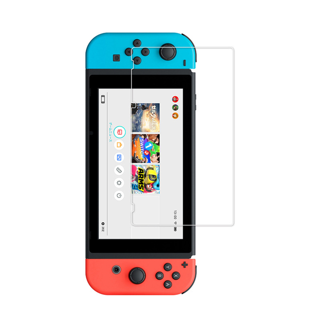 Wholesale Factory Suitable for Nintendo Switch OLED Tempered Film Game Console Protective Film HD Anti-fingerprint