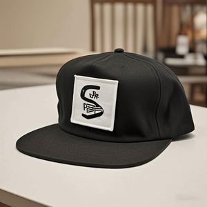 Custom Your Own logo 5 Panels Dad <b>Hat</b> Unstructured Cotton Fabric Flat Brim Golf Rope <b>Hat</b> - Product Image 1
